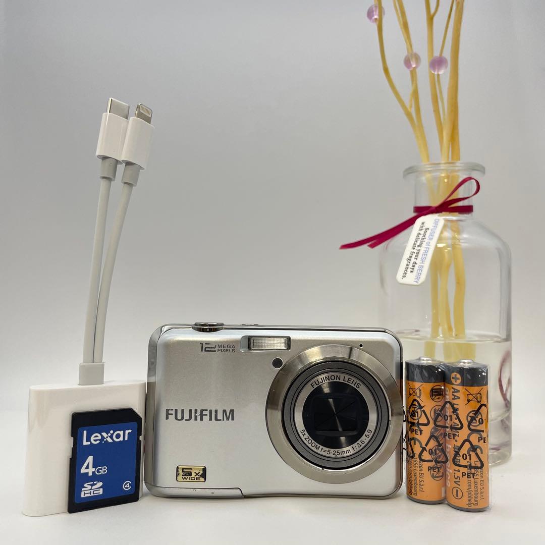 スマホ転送OK✨FUJIFILM FINEPIX AX200✨動作確認済 乾電池