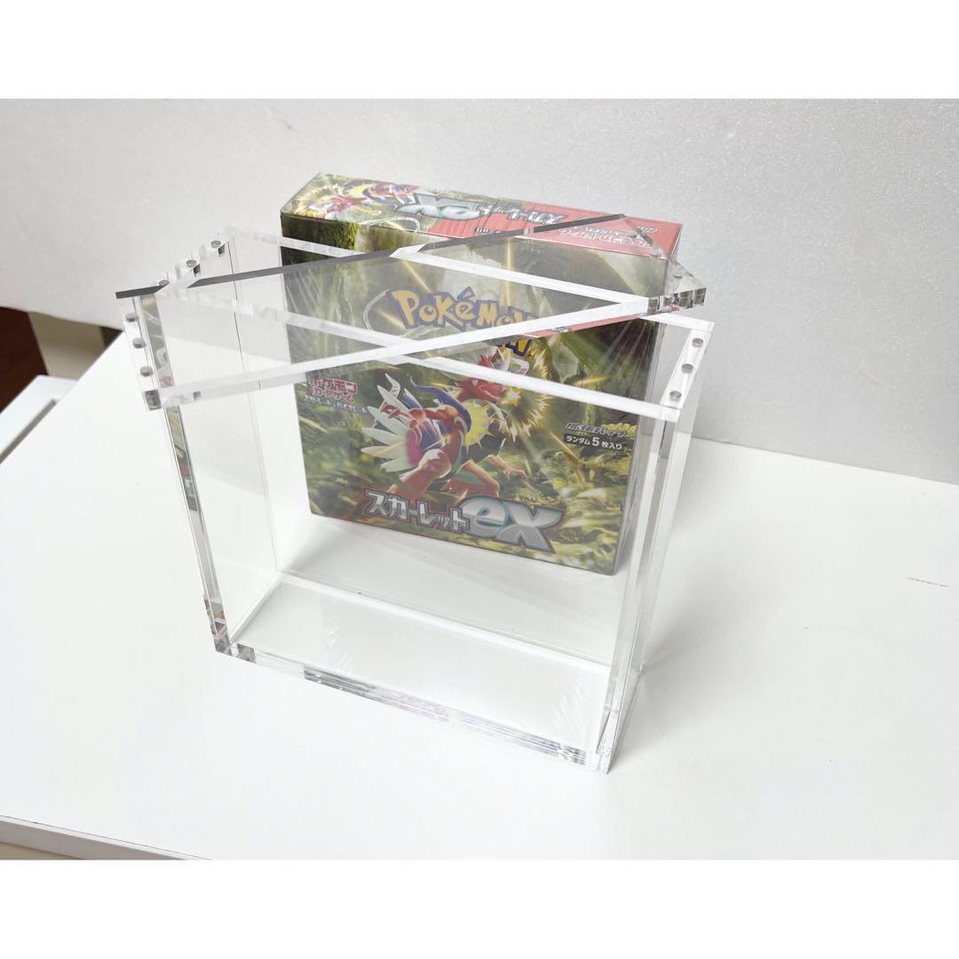 10個ポケカBOXローダーボックスローダーマグネット式　アクリル製
