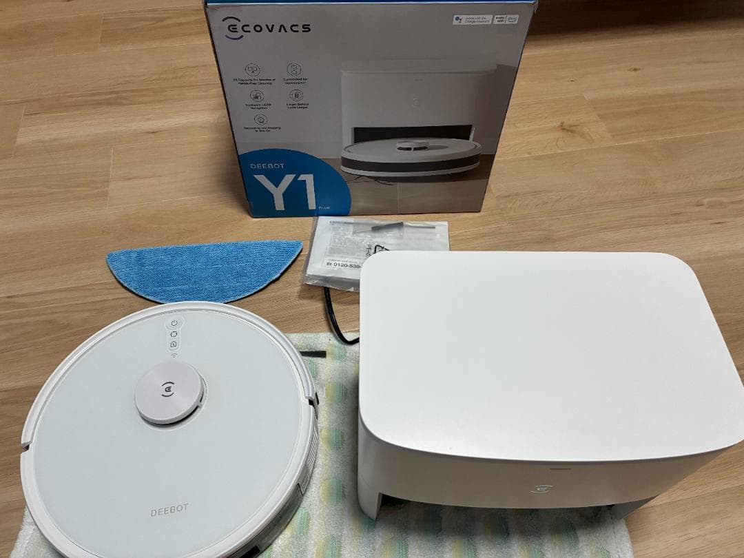 ECOVACS DEEBOT Y1 PLUS 自動ゴミ収集 ほぼ未使用