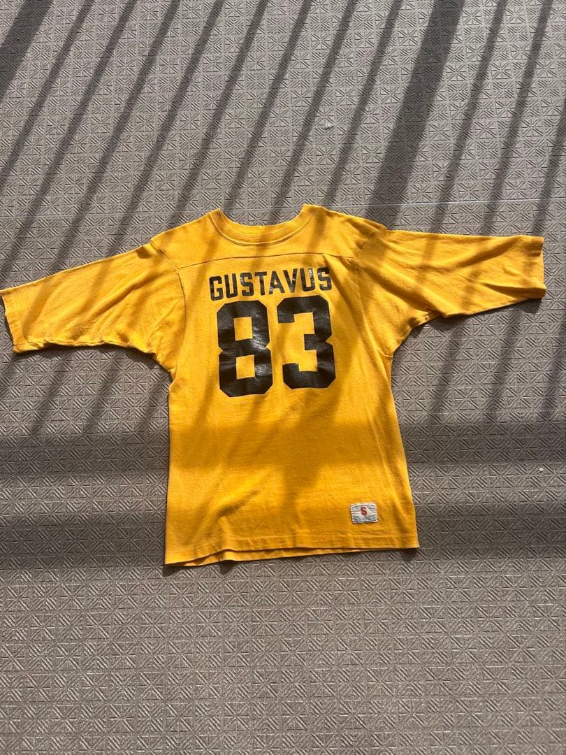 70s バータグ　champion チャンピオン　フットボールTシャツ