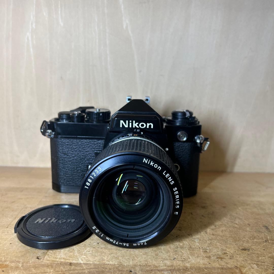 75えす改　Nikon FE ブラック +Zoom 36-72 f3.5