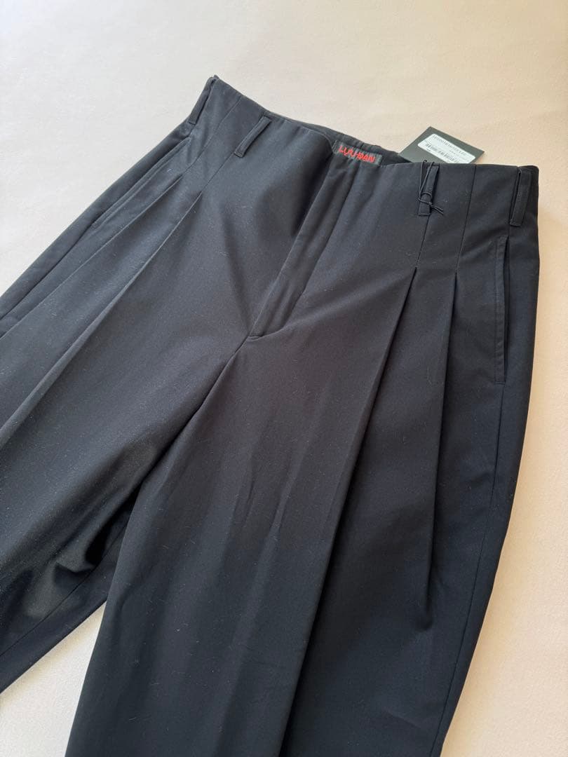 LU’U DAN ルーダン　ボンタン　スラックス　パンツ　ブラック　46 M