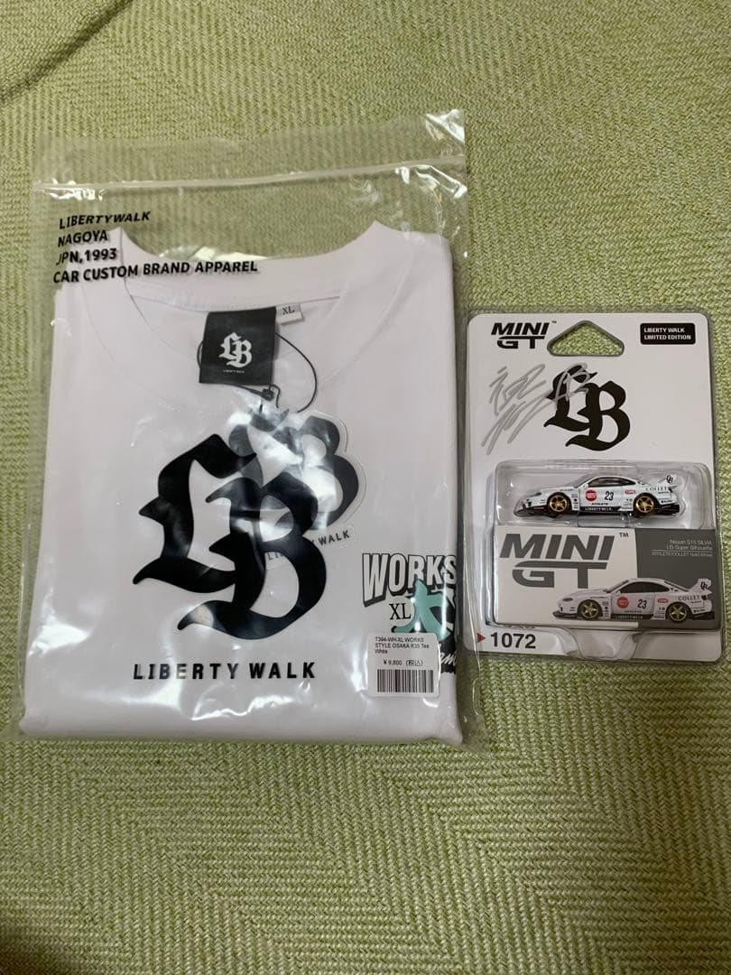 Liberty Walk Osaka S15 ミニカーサイン入り　TシャツXL