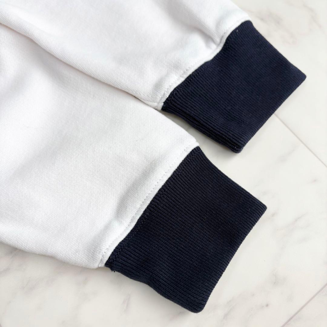 新品【ラルフローレン】パーカー　ポロベア　裏起毛　現行　QRタグ　白　Y2K