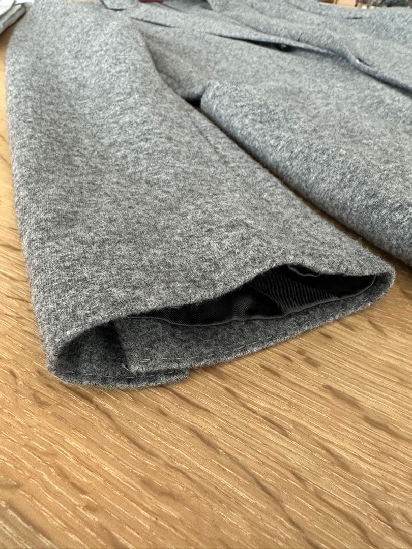 ブルネロクチネリ　カシミア100 テーラードジャケット　ミディアムグレー