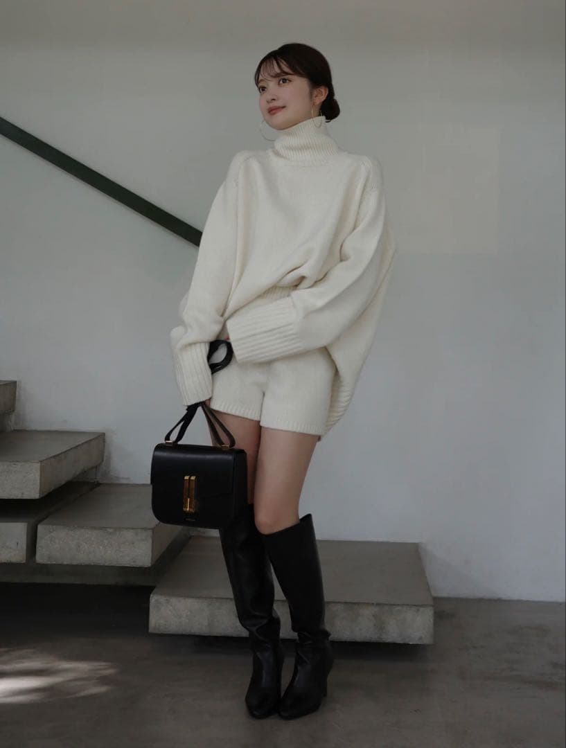 anuans Hamilton ニットショートパンツ