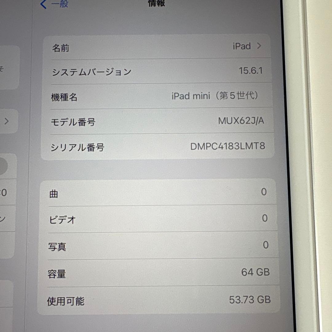 iPad mini5 セルラー 64GB SIMフリー　(64)