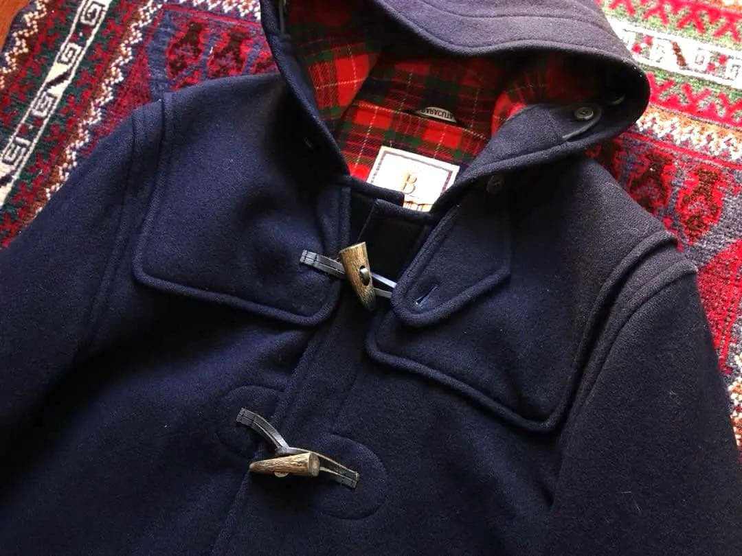 BARACUTA ダッフルコート 40 L相当 バラクータ ネイビー 美品