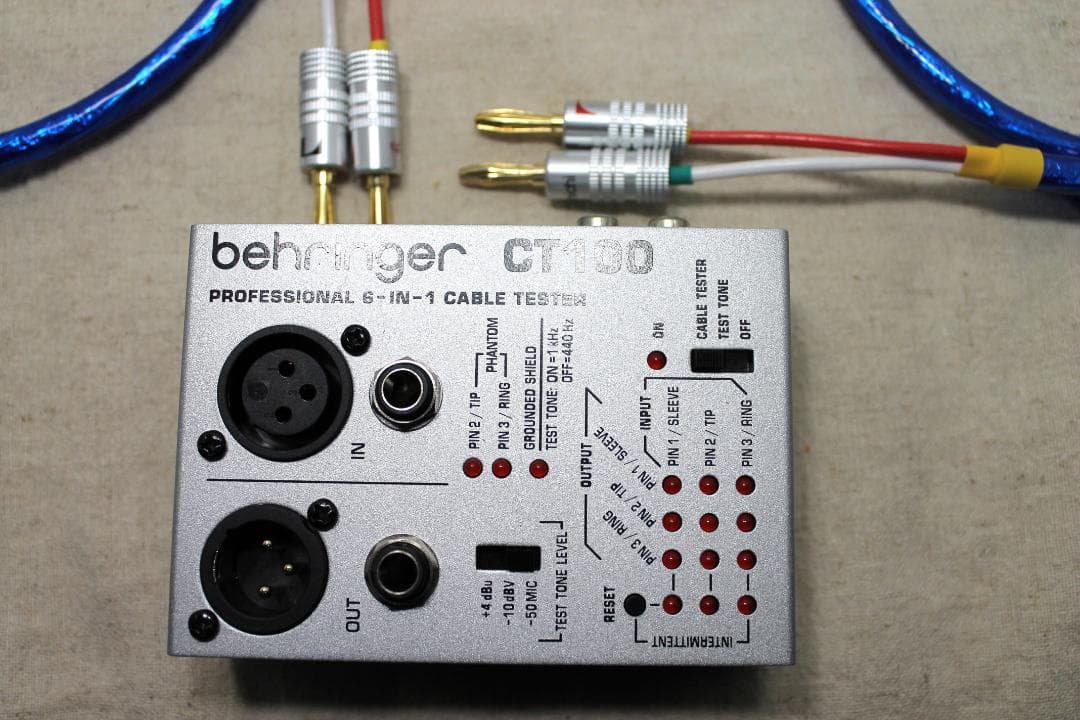 しょうです。2200αZONOTONE 1m3本 ナカミチ金バナナプラグ付