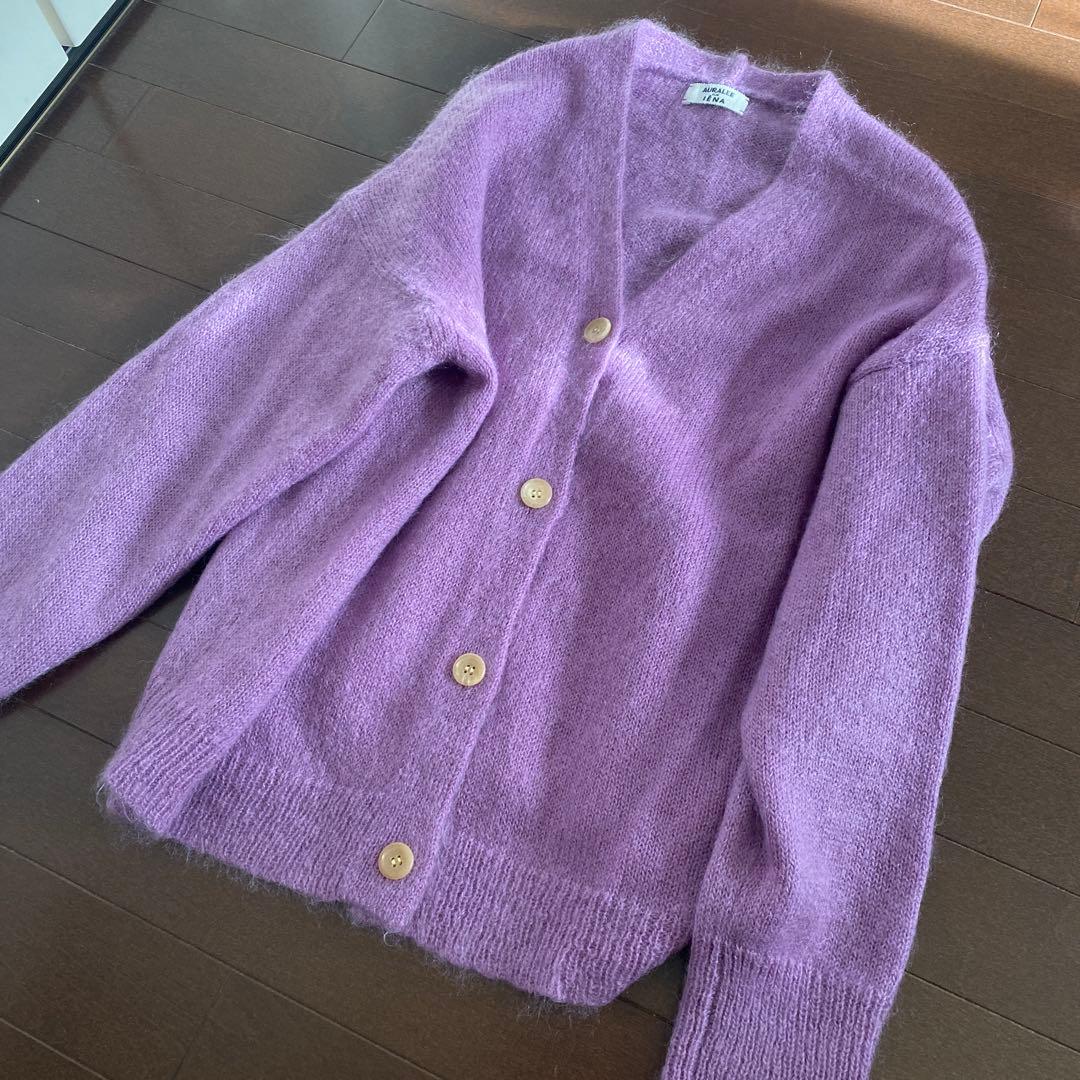 新品　AURALEE IENA ニット カーディガン モヘア オーラリー イエナ