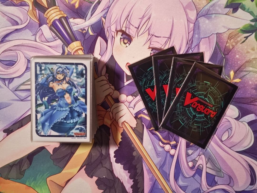 ヴァンガード　ミチュ　デッキ　パーツ・スリーブ付き