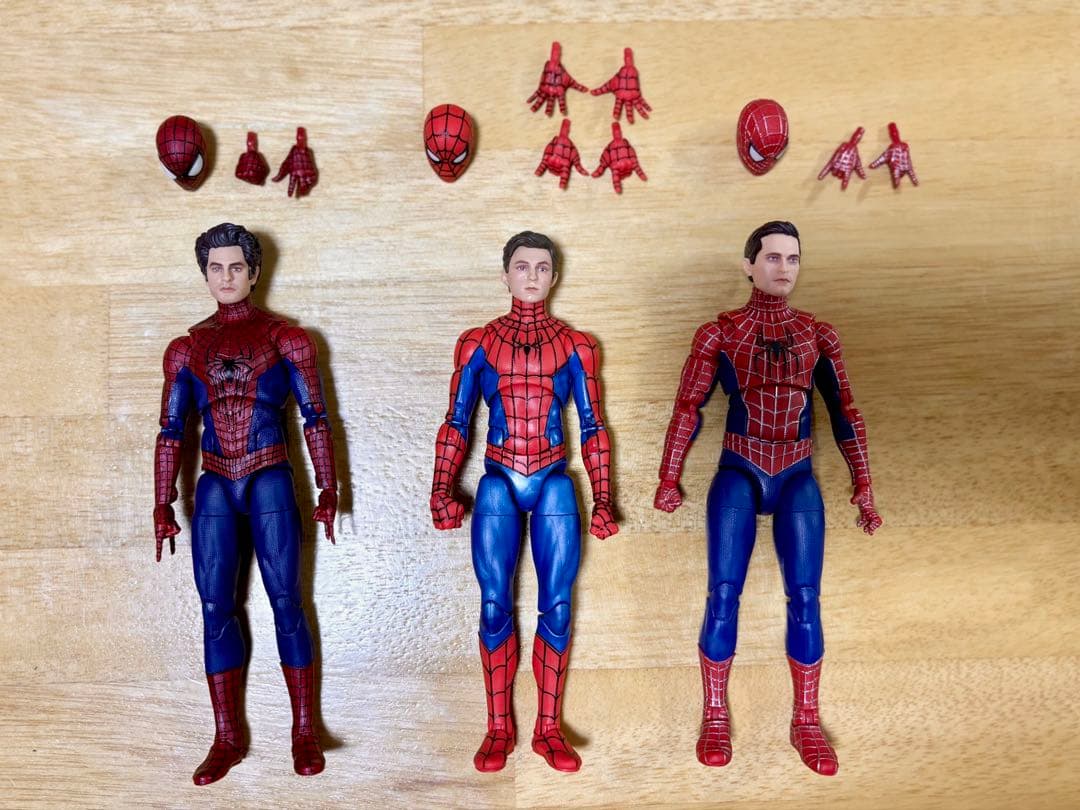 み*ん様 マーベルレジェンド スパイダーマン：ノー・ウェイ・ホーム 3体セット