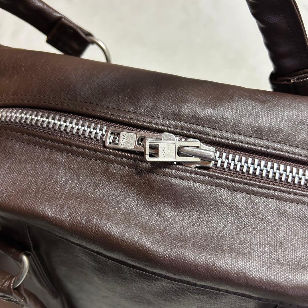 【廃盤美品】PORTER ボストンバッグ ブラウンレザー 吉田鞄