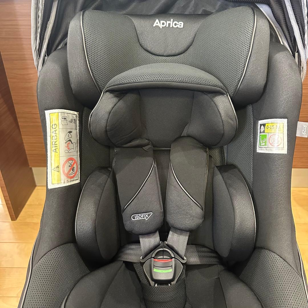 美品 Aprica アップリカ クルリラ ビッテ エックス 黒 ISOFIX