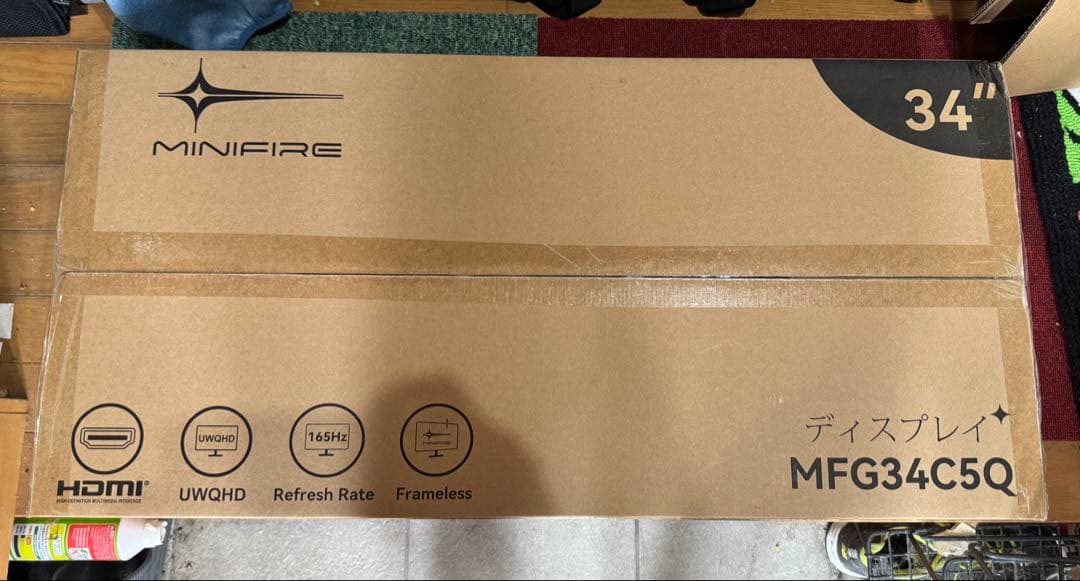 新品未開封 MINIFIRE MFG34C5Q 34型UWQHD湾曲165Hz