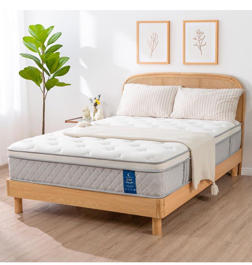 マットレス ダブル 高反発 極厚23cm ポケットコイル 660個 高密度