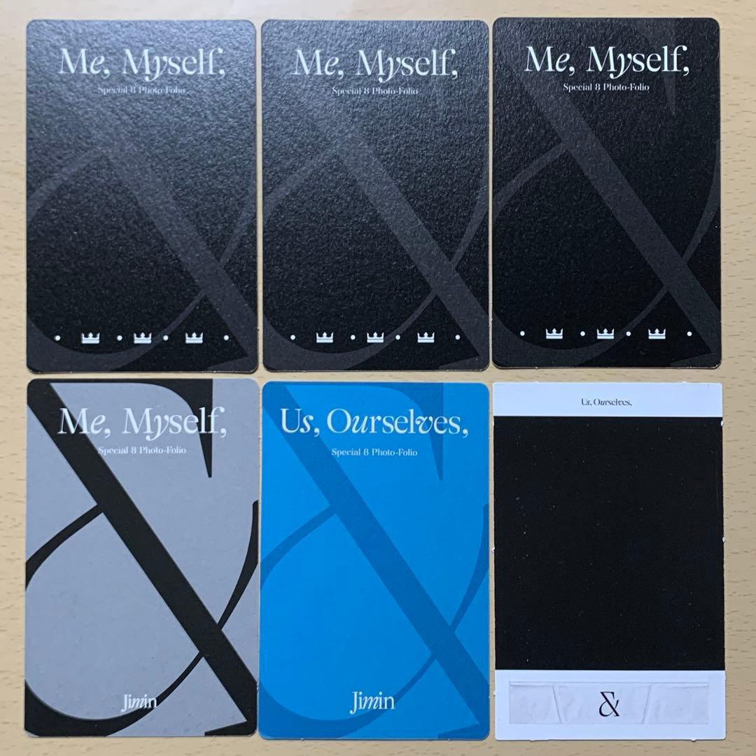 BTS ジミン me, myself photo-folio 写真集 トレカ