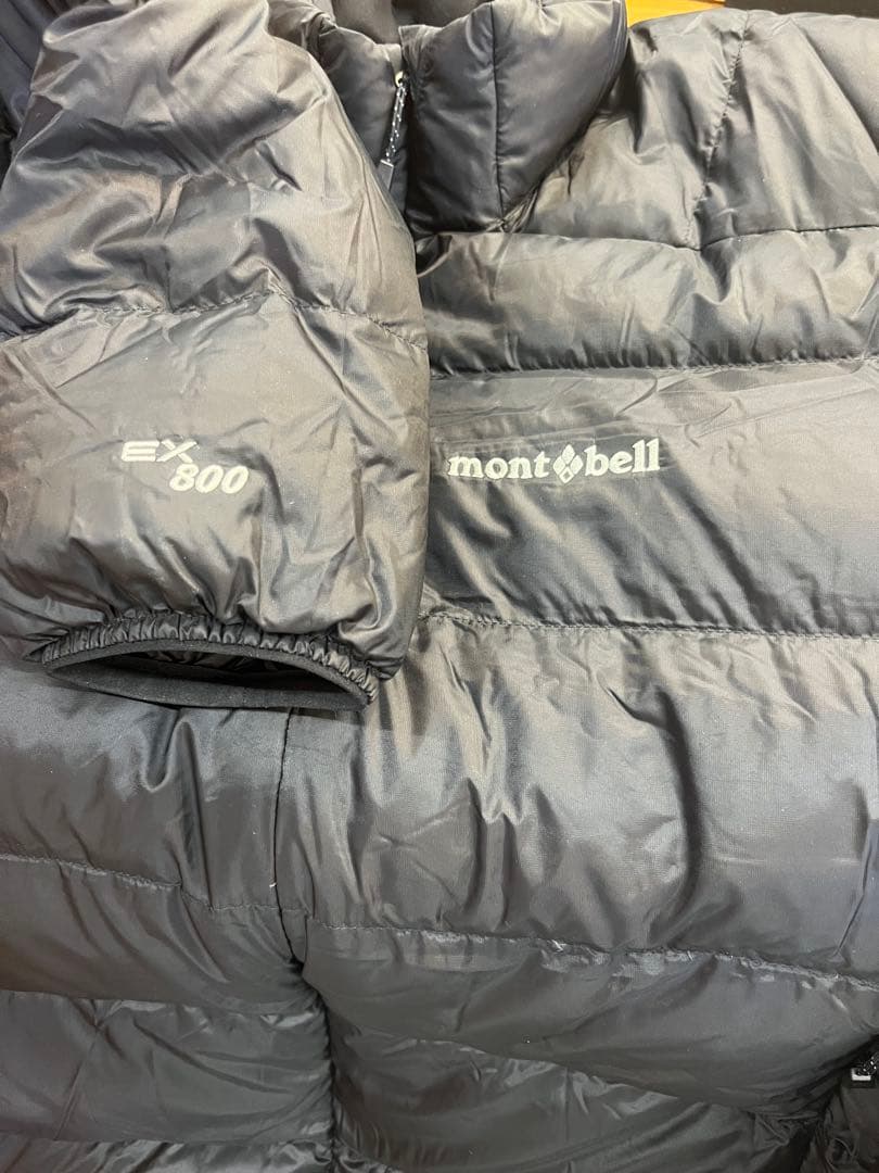 モンベル　ライトアルパインダウンジャケット　S ほぼ未使用　ブラック