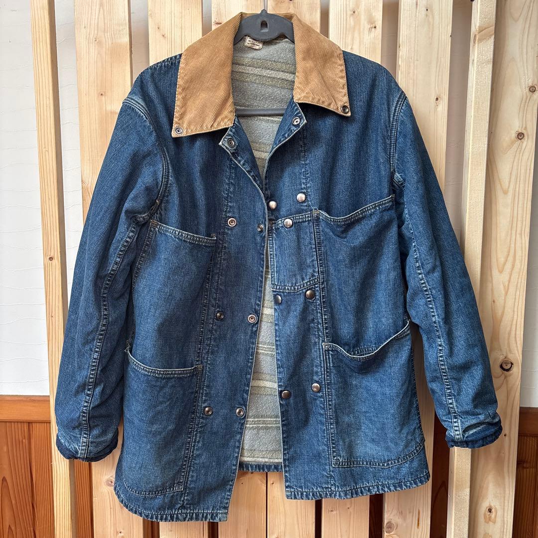 WAREHOUSE カバーオール 38サイズ インディゴ・