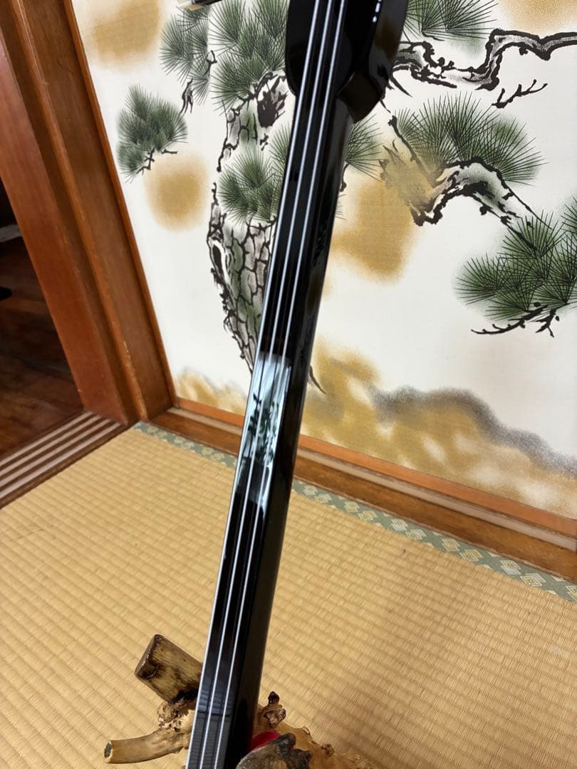 沖縄三線！貴重！知念大工型！本蛇皮！本張り！【一枚張り】⑤⑨