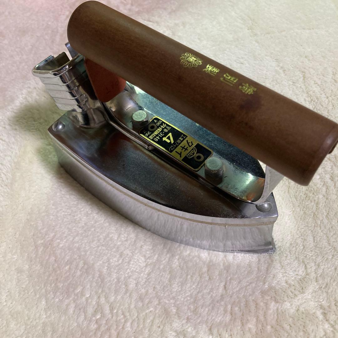 ［動作確認済］タキイ式 4型 工業用アイロン 1960年代
