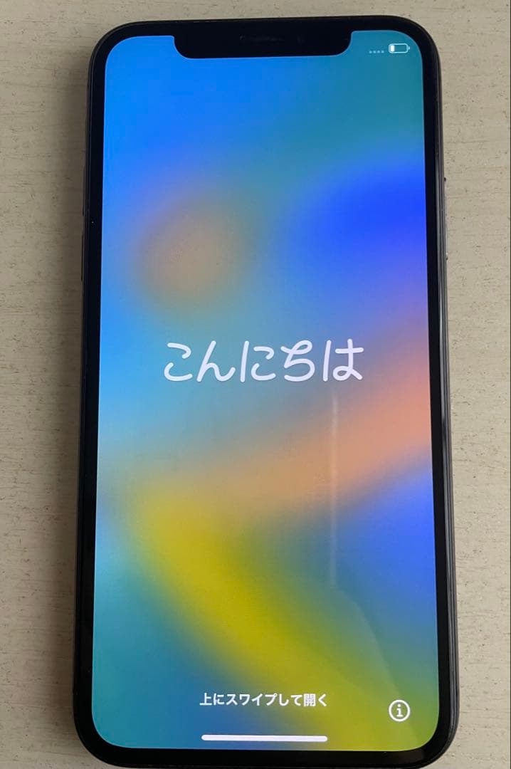 iPhoneX 64GB SIMフリー　バッテリー95% スペースグレー