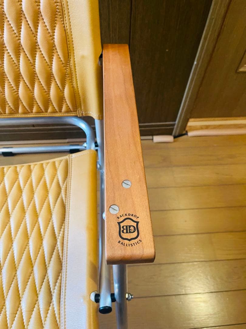 BALLISTICS BD LOWER CHAIR キャメル×シルバーフレーム