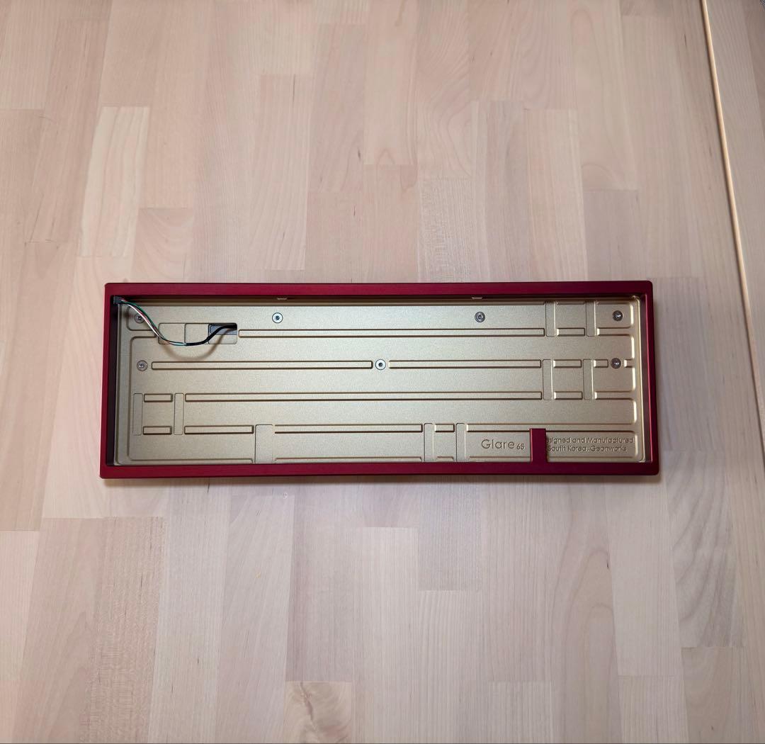 Geonworks Glare 65 Barebone Kit 自作キーボード