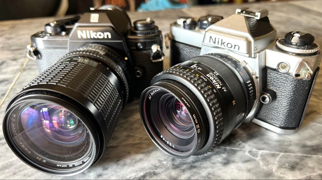Nikon FE & EM 一眼レフ NIKKOR SIGMA レンズ