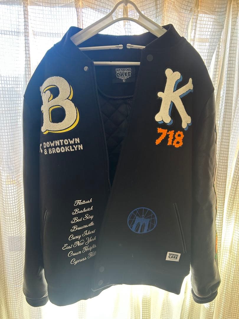 ブルックリン刺繍スタジャン