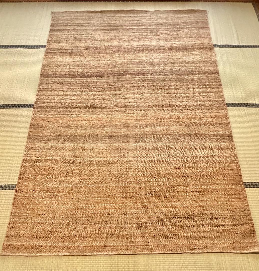 ZARA 編み込みジュートラグ