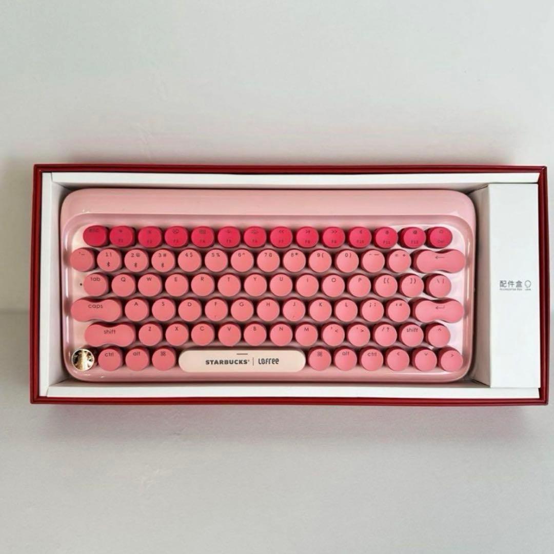 新品未使用 限定 激レア Lofree スタバ キーボード 中国