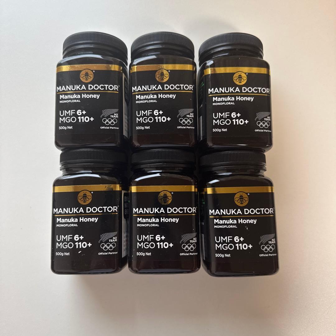 MANUKA DOCTOR マヌカハニー UMF6+ 500g 6個セット