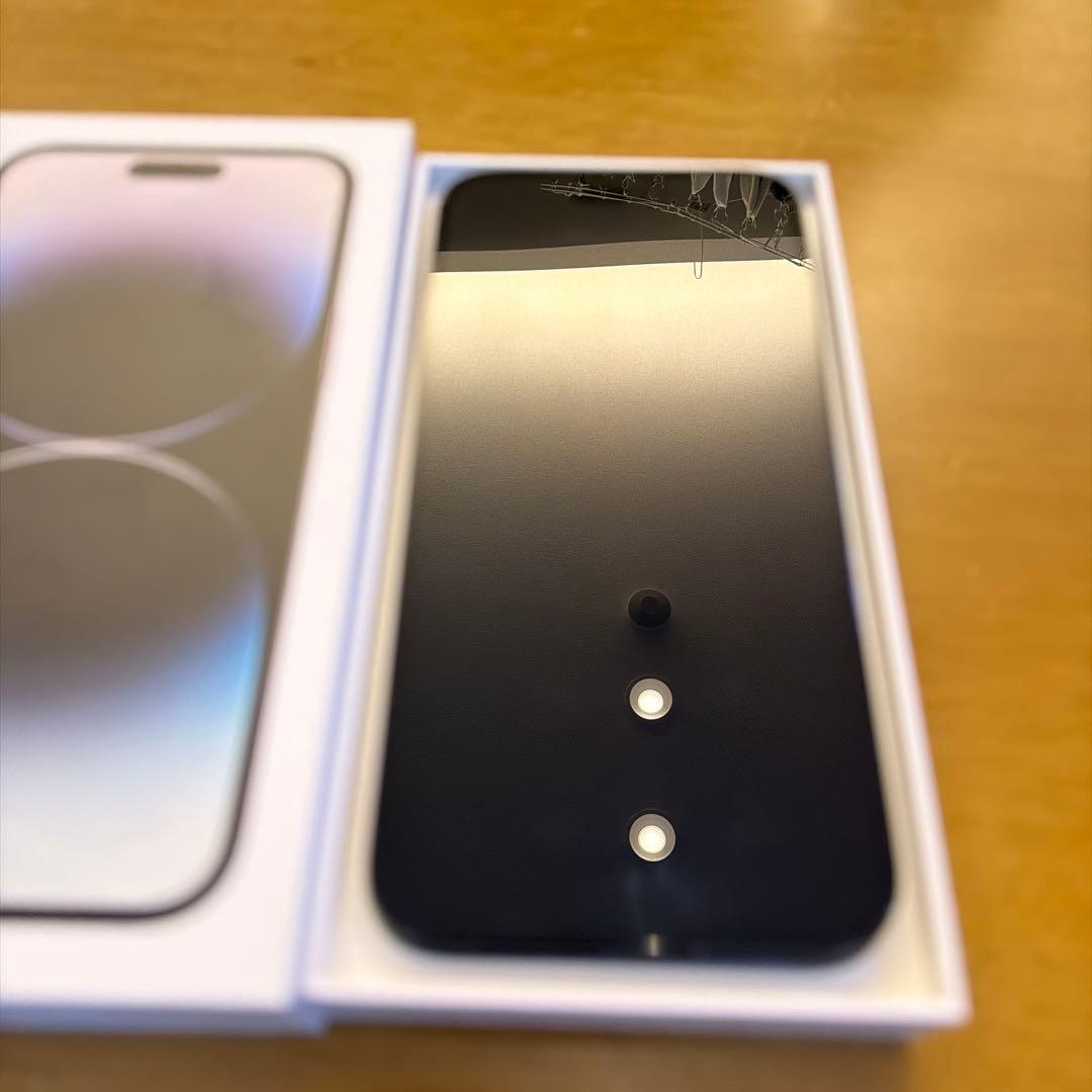 【美品】iPhone 14 Pro Max 128GB スペースブラック 本体