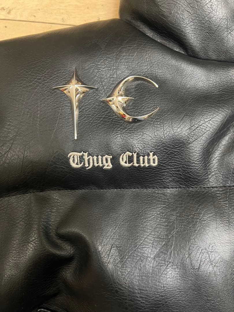 正規品初版 Thug club 1サグクラブ ダウン 希少Sサイズ