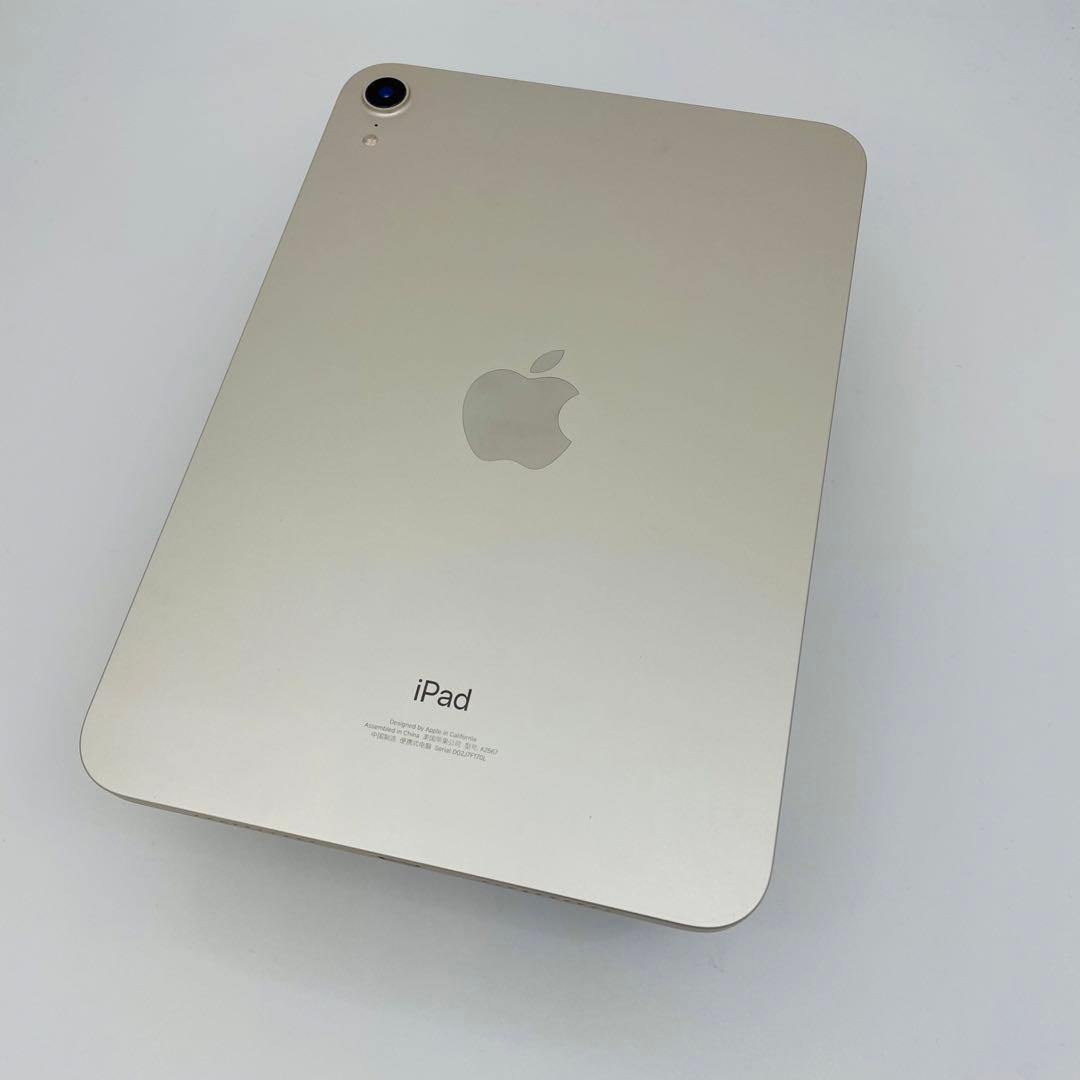 B 電池91% iPad mini 6 シルバー　128 GB Wi-Fi 本体