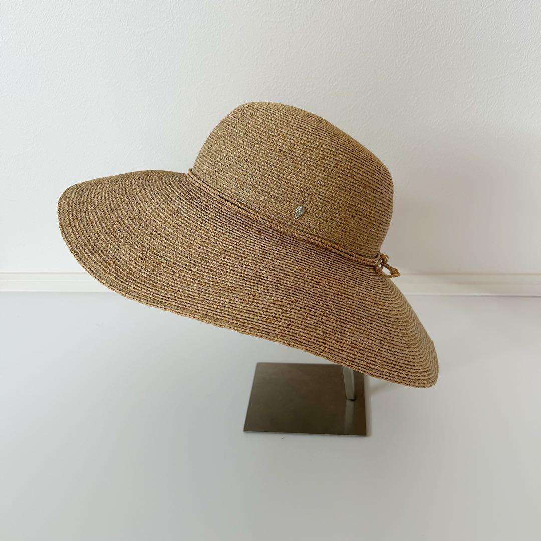 HELEN KAMINSKI ストローハット 麦わら帽子 つば広め