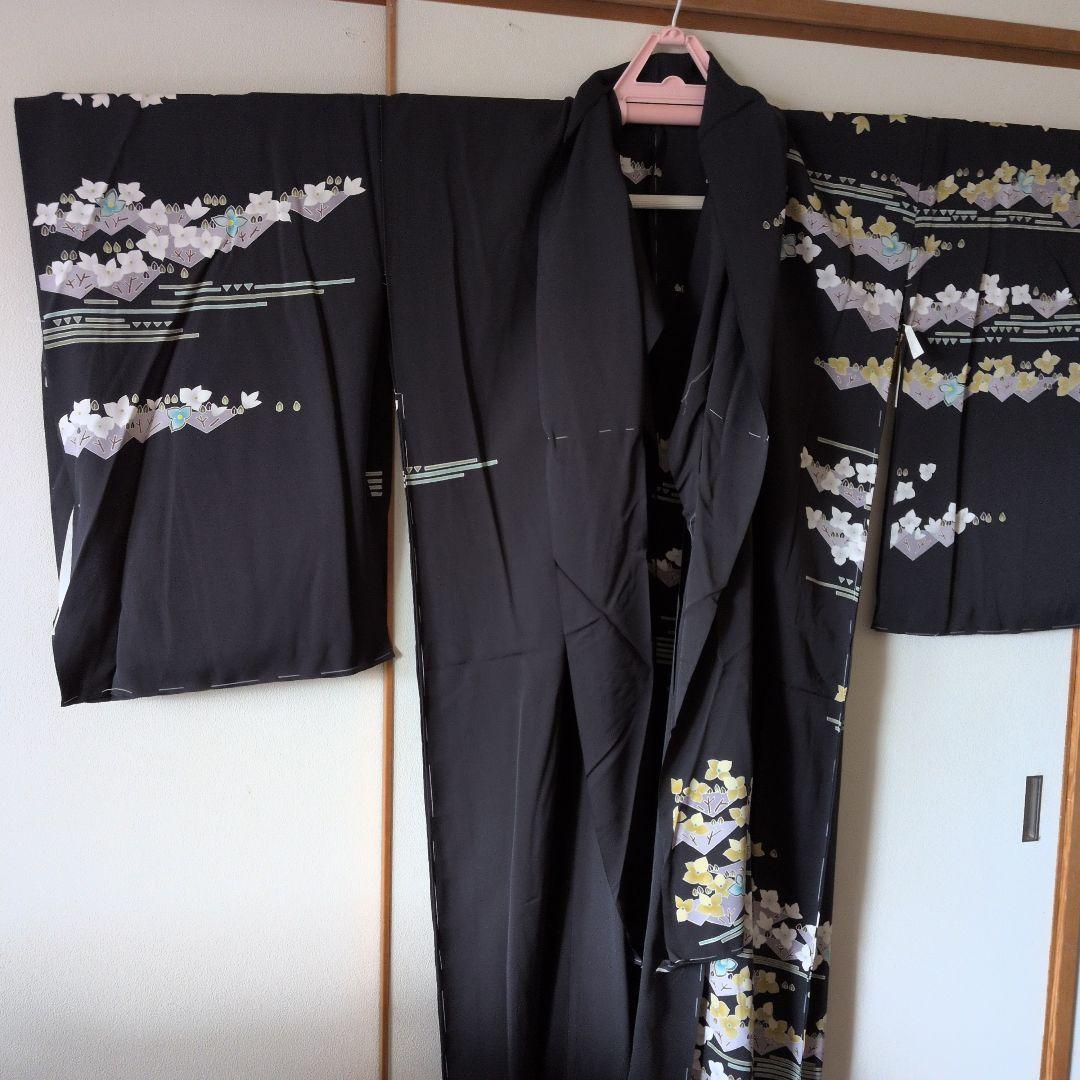 未仕立て　正絹手描き友禅訪問着