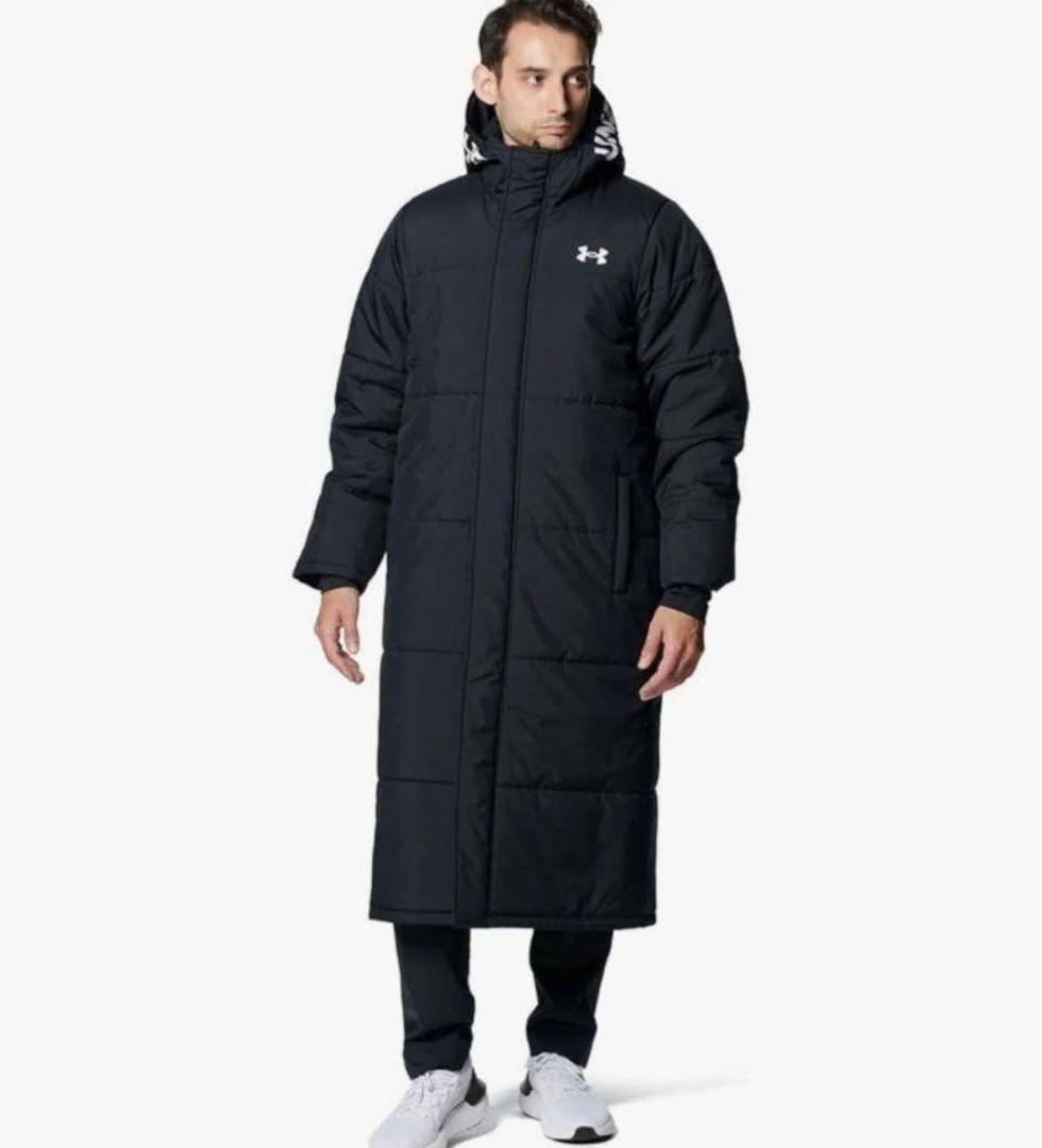 アンダーアーマー ベンチコート XL メンズ ブラック ロング