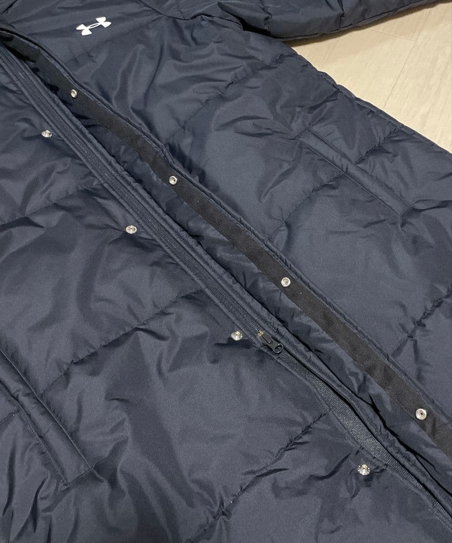 アンダーアーマー ベンチコート XL メンズ ブラック ロング