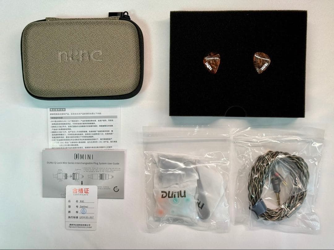 【未使用】DUNU x Gizaudio DaVinci イヤホン