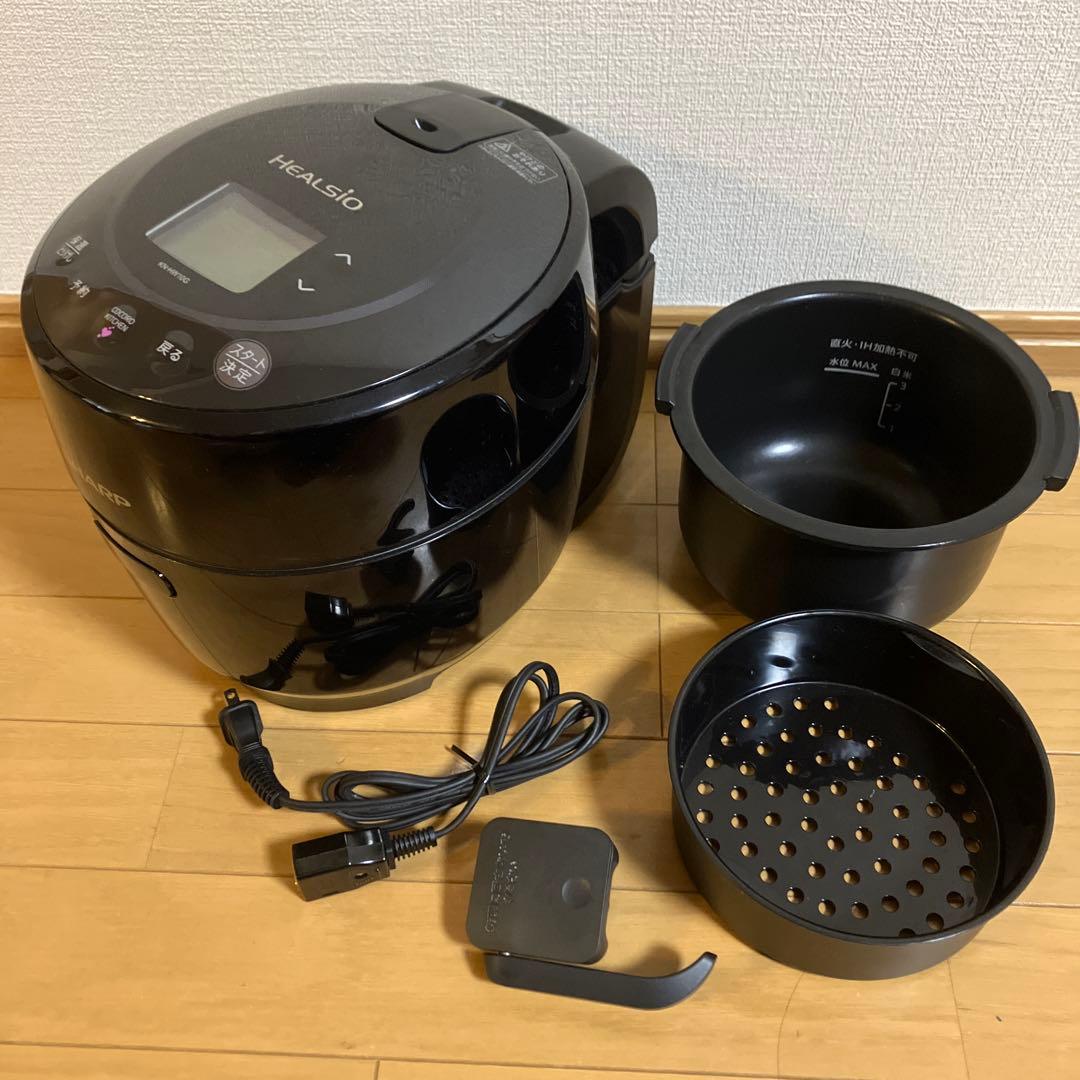 SHARP ヘルシオホットクック 水なし自動調理鍋　KN-HW10G-B