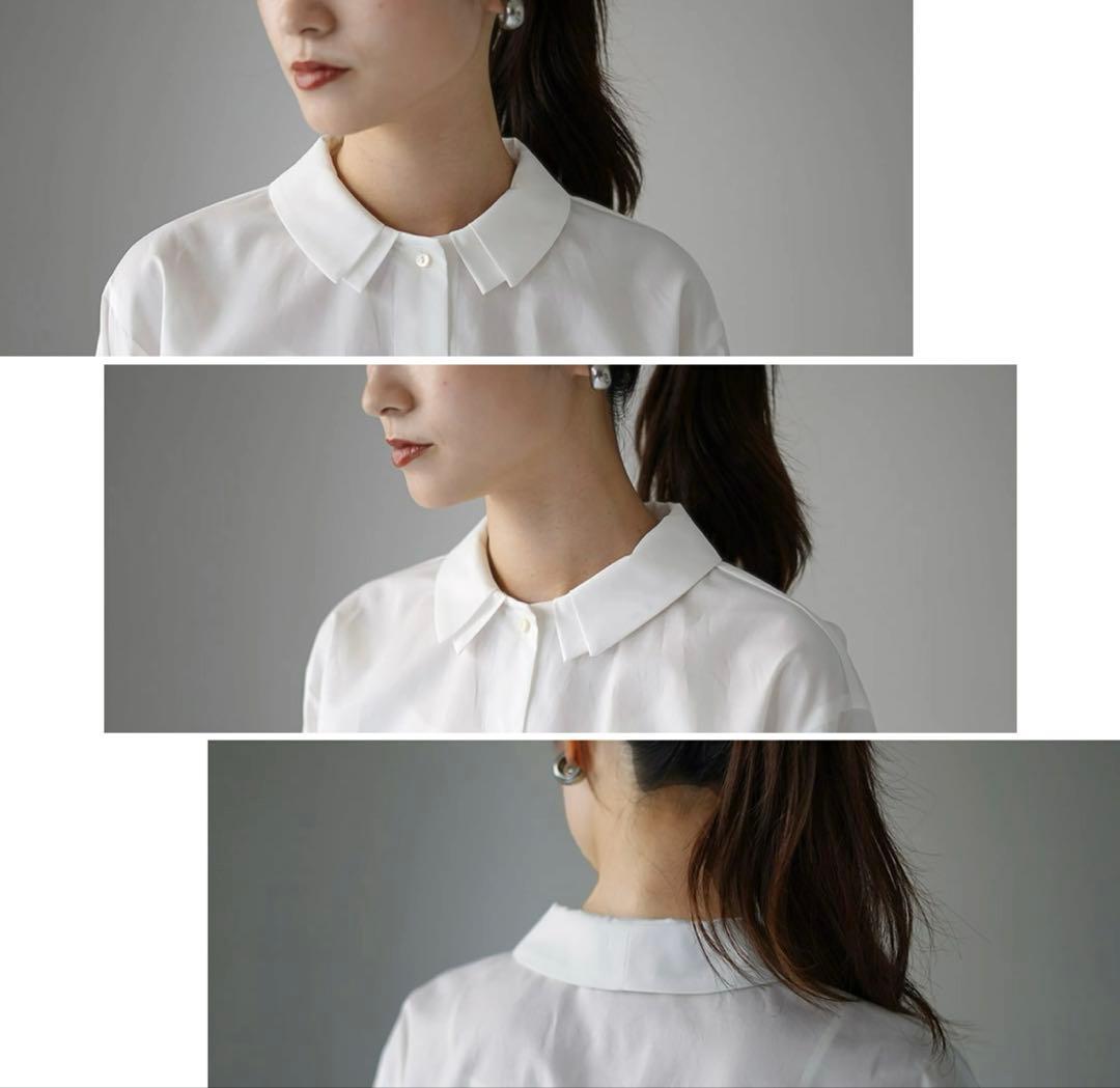 ✴︎美品✴︎ミズイロインド　ダブルカラーシャツ　mizuiroind 婦人服ブラウス