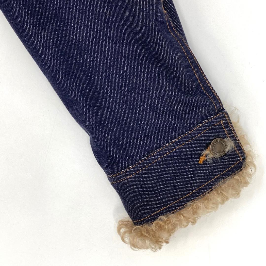 希少 DOLCE&GABBANA　カルガンゴートデニムジャケット　44サイズ