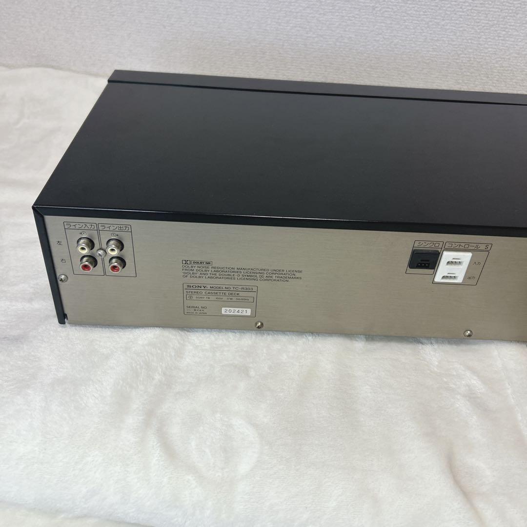 ✨美品✨レア物　 動作品　SONY TC‐R303 カセットデッキ ソニー