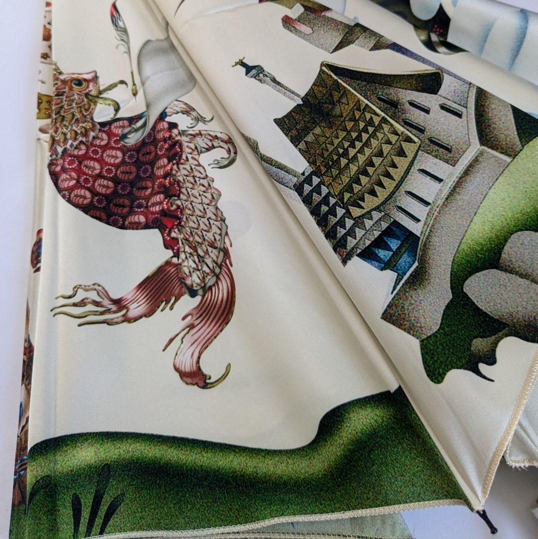 クラウス　ハーパニエミ　絵画のような折りたたみ雨傘　白