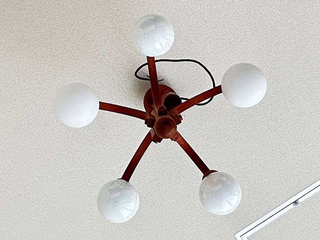 点灯確認済み 昇降式 ドムス 5灯 シャンデリア Domus ランプ ライト