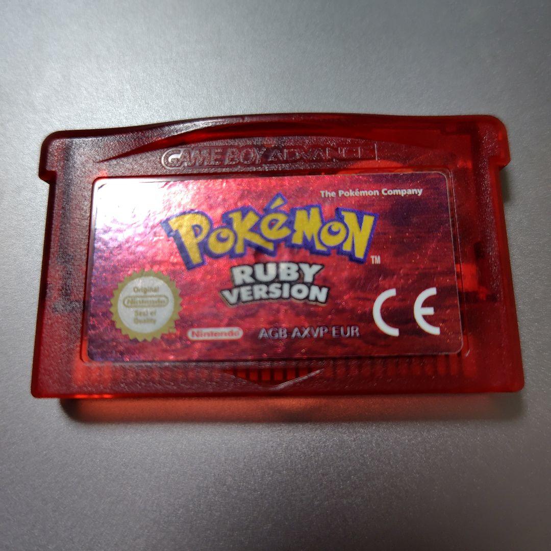 【正規品】ポケットモンスタールビー欧州版【電池交換済み】