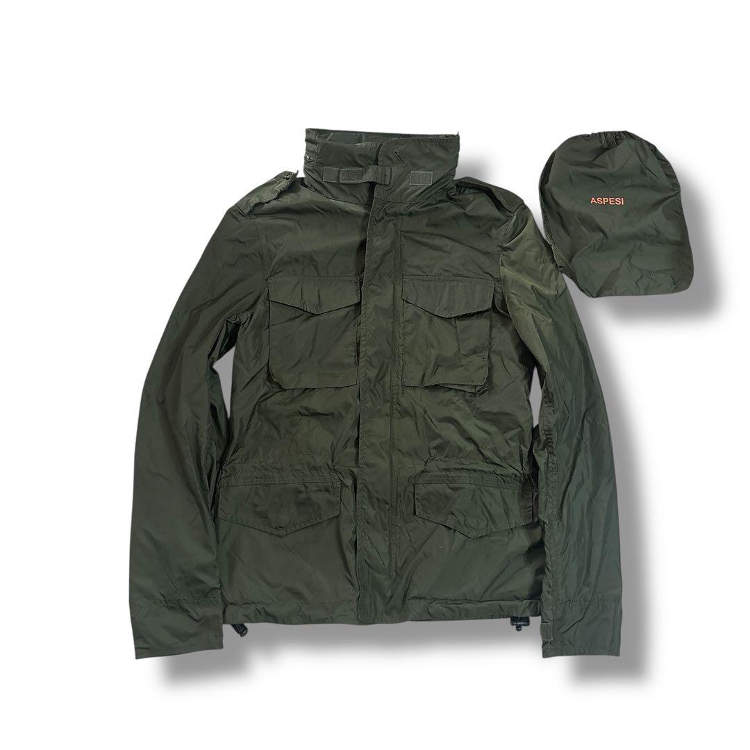 ASPESI アスペジ M-65 フィールドジャケット カーキ 保存袋付き