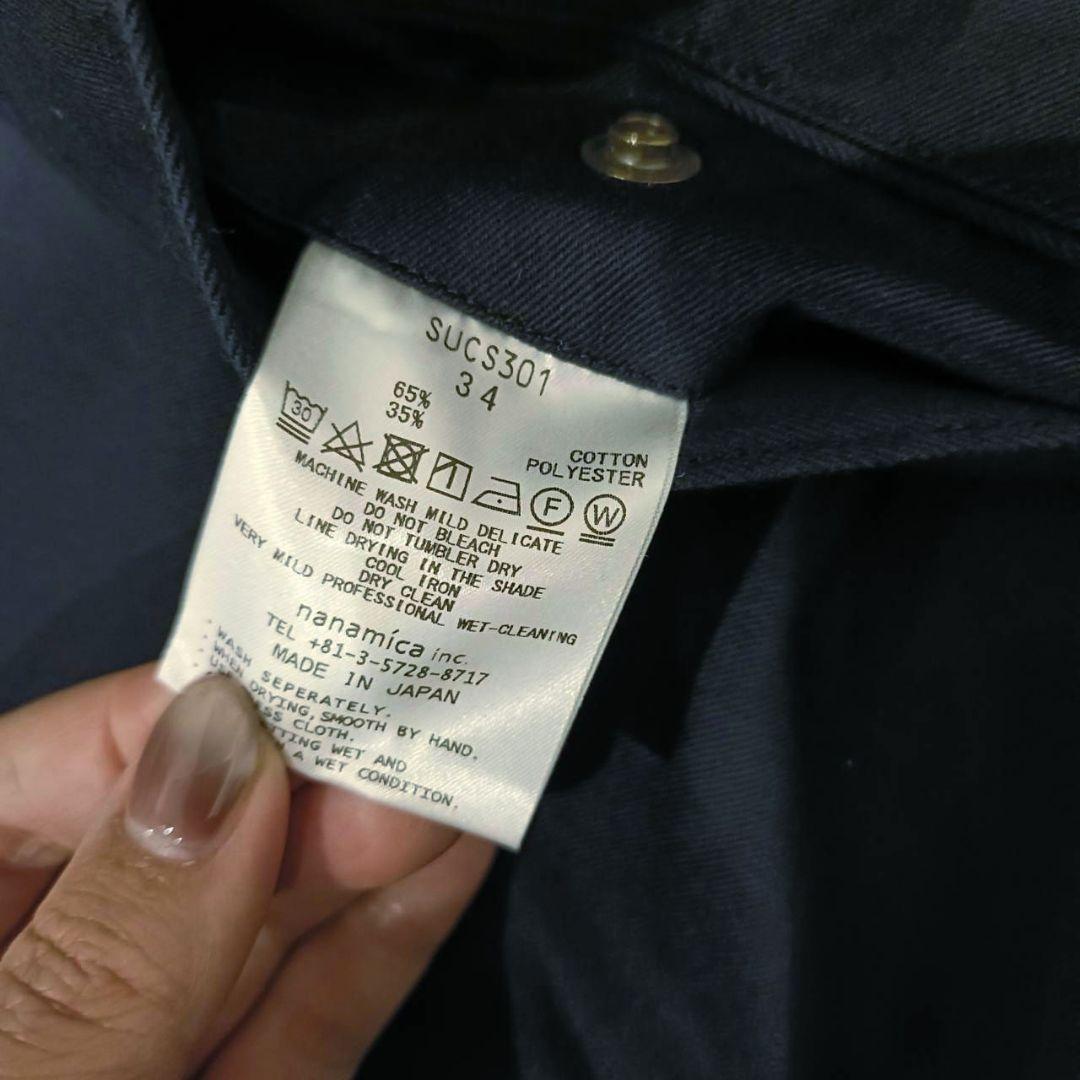 パンツ nanamica Wide Chino Pants Navy